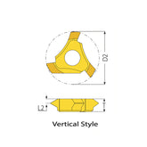 Partial Profile 55° Vertical Style Insert - Big-tools Industrial Supply Tools for Metal Cutting